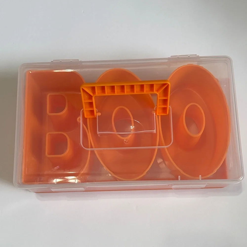 CWC Boo Orange 3-Compartment Portable Snack Box - Picture 4 of 5